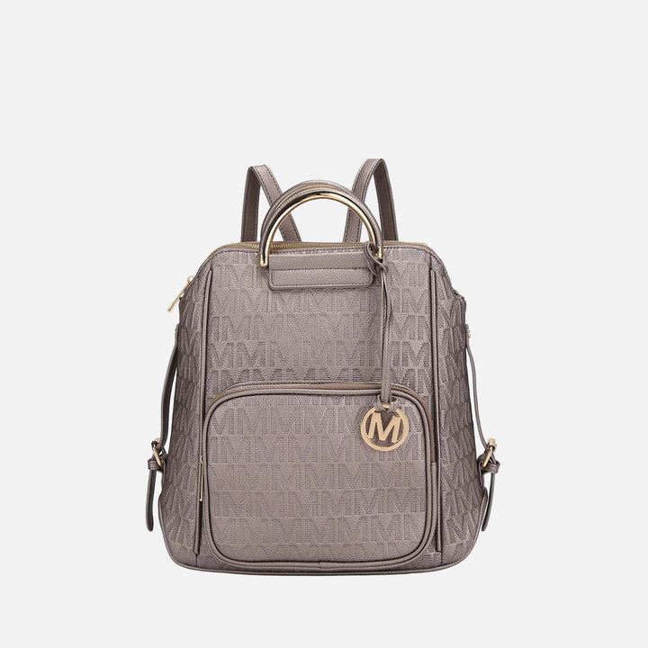 Mustard MKF Collection By Mia K Torra Signature Backpack