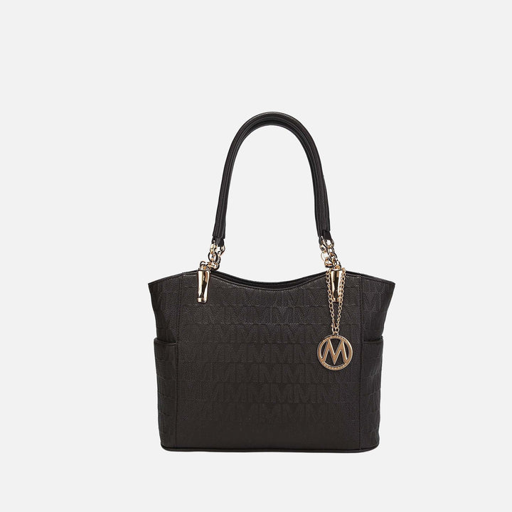 Wine MKF Collection By Mia K Malika Signature Shoulder Bag