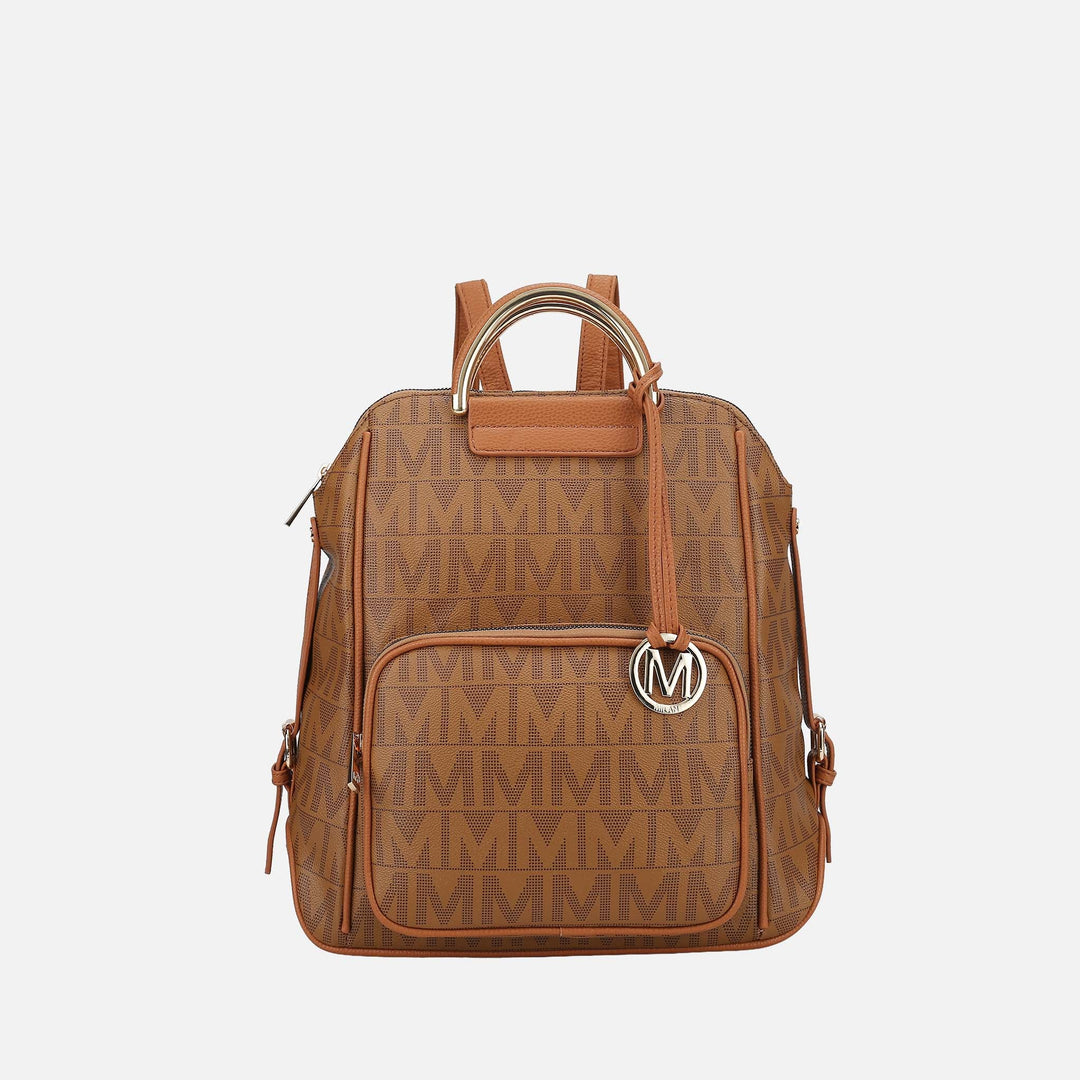 Burgundy MKF Collection By Mia K Cora Signature Backpack