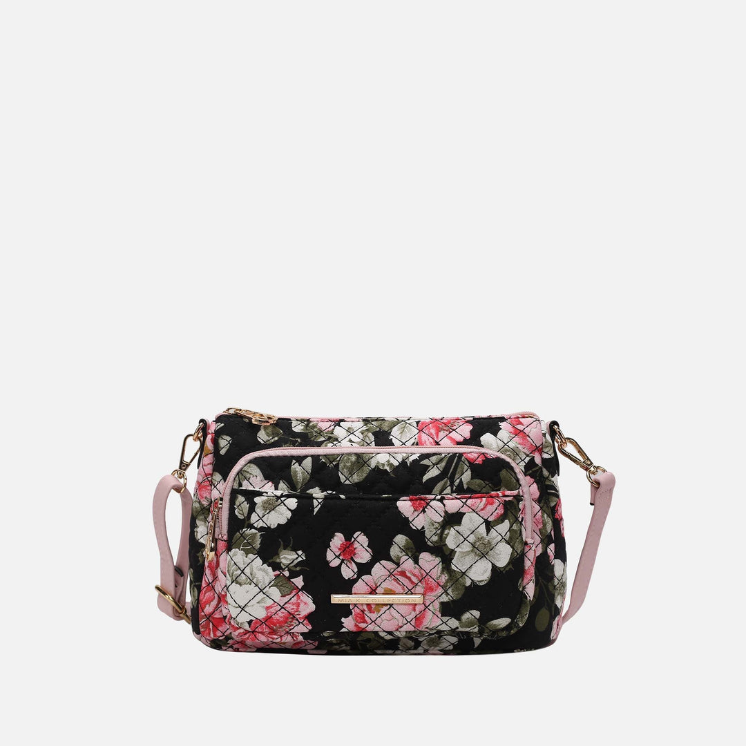 Floral Green MKF Collection By Mia K Rosalie Crossbody Bag