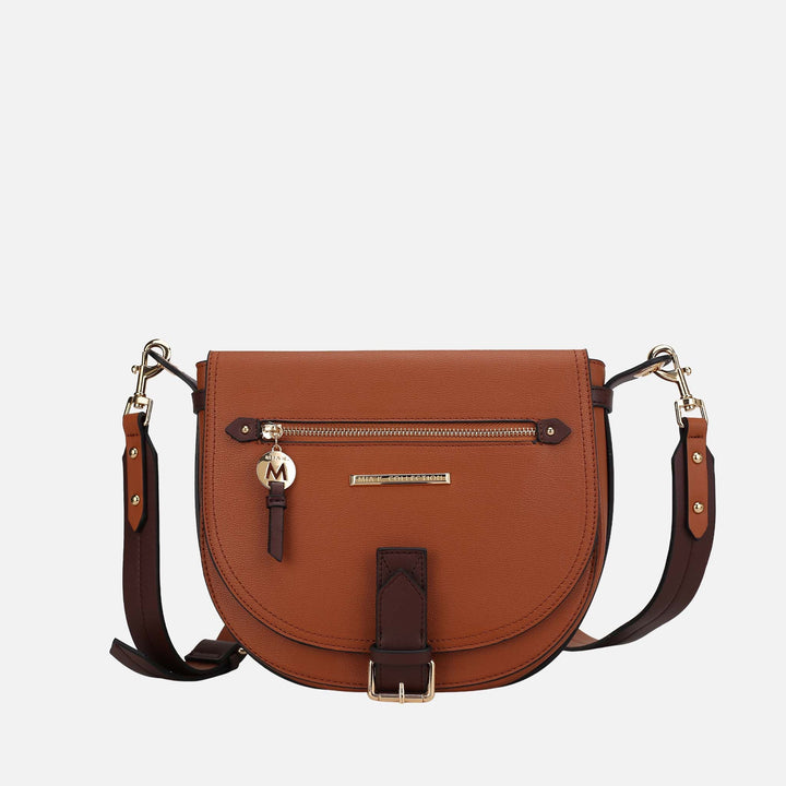 Wine MKF Collection By Mia K Drew Shoulder Bag