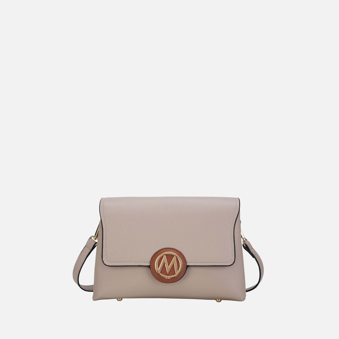 MKF Collection By Mia K Johanna Multi Compartment Crossbody Bag