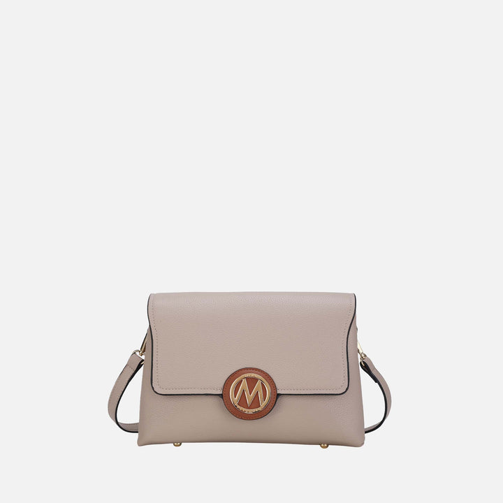 MKF Collection By Mia K Johanna Multi Compartment Crossbody Bag