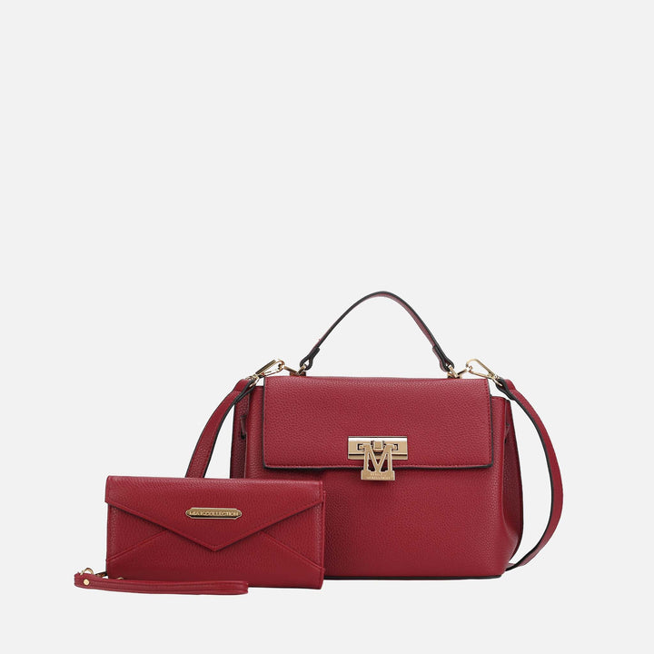 Black MKF Collection By Mia K Hadley Shoulder Bag And Set