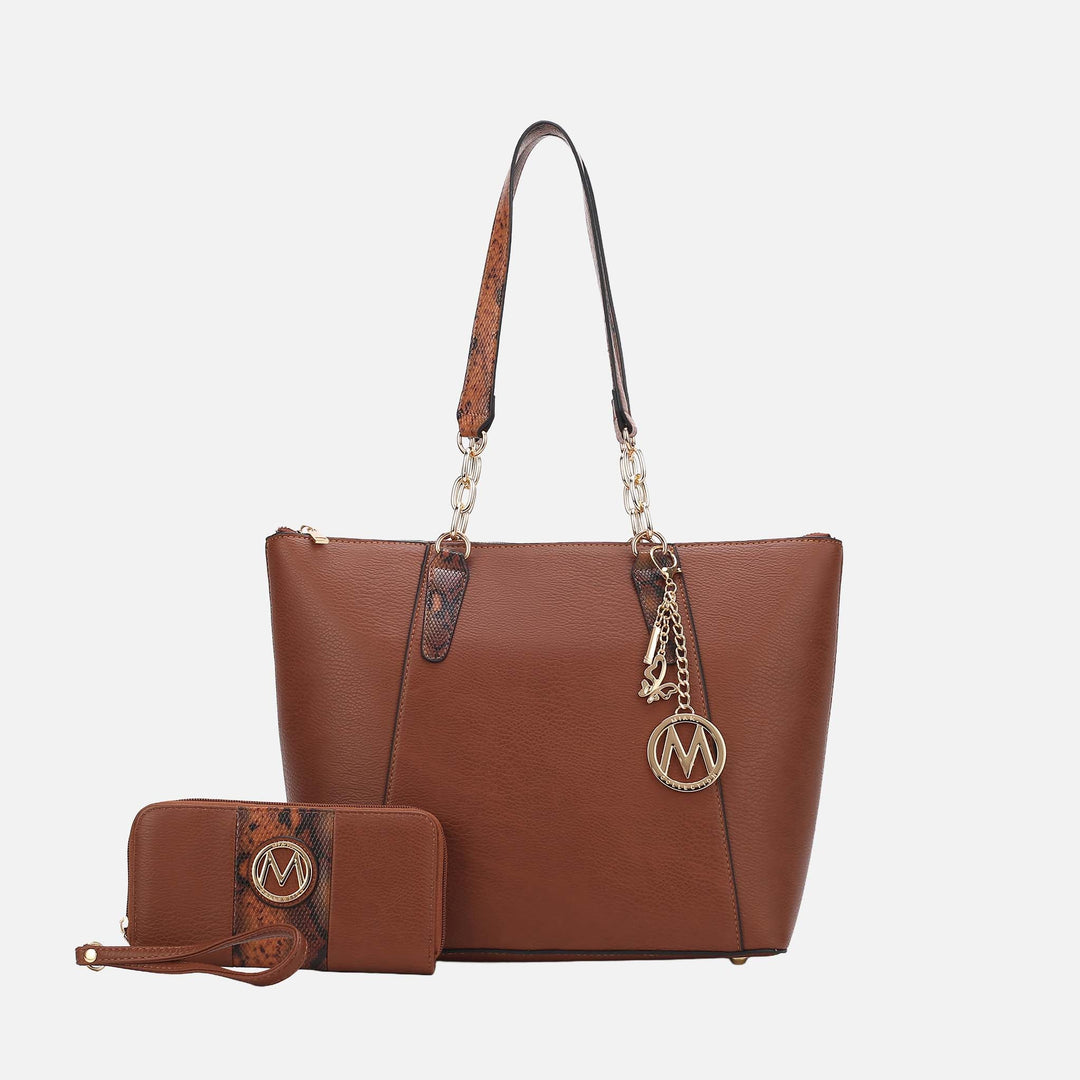 Hunter MKF Collection By Mia K Ximena Tote Bag And Wallet Set