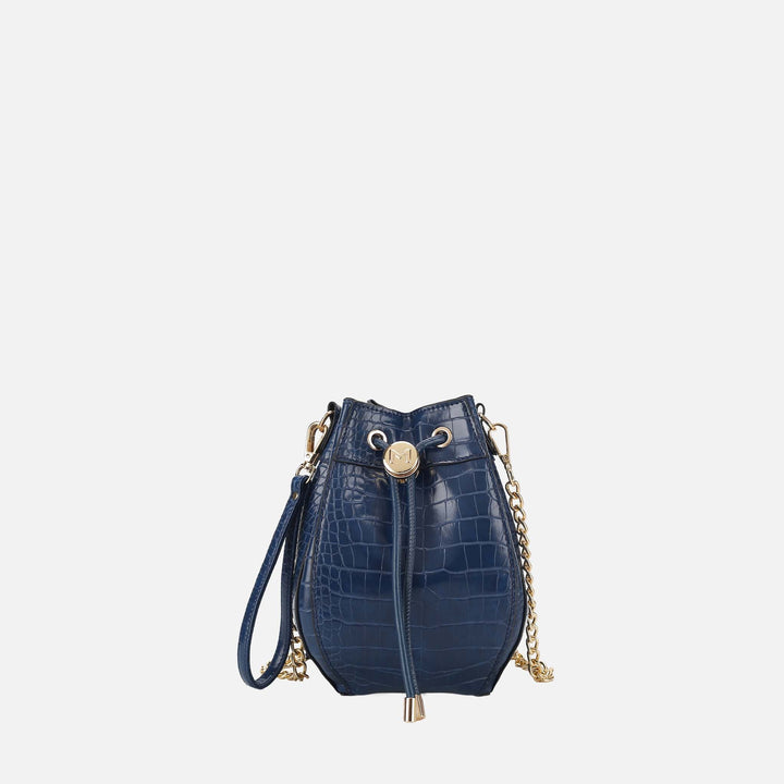 Indigo MKF Collection By Mia K Cassidy Embossed Bucket Bag