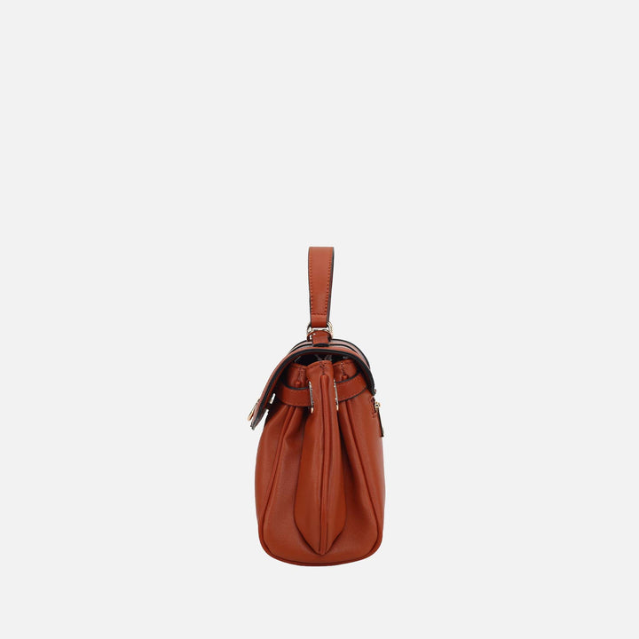 Cognac Brown MKF Collection By Mia K Geny Shoulder Bag And Set