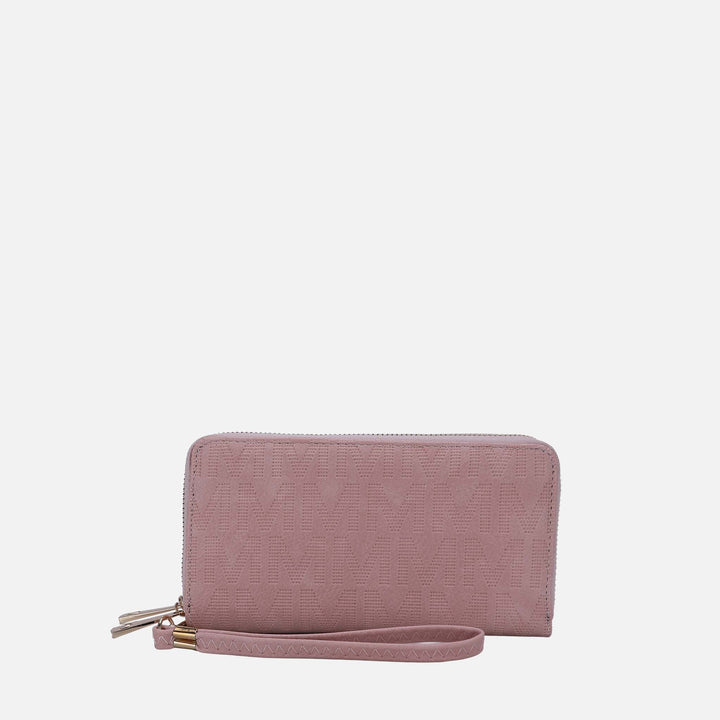 Navy MKF Collection By Mia K Lisbette Signature Wallet