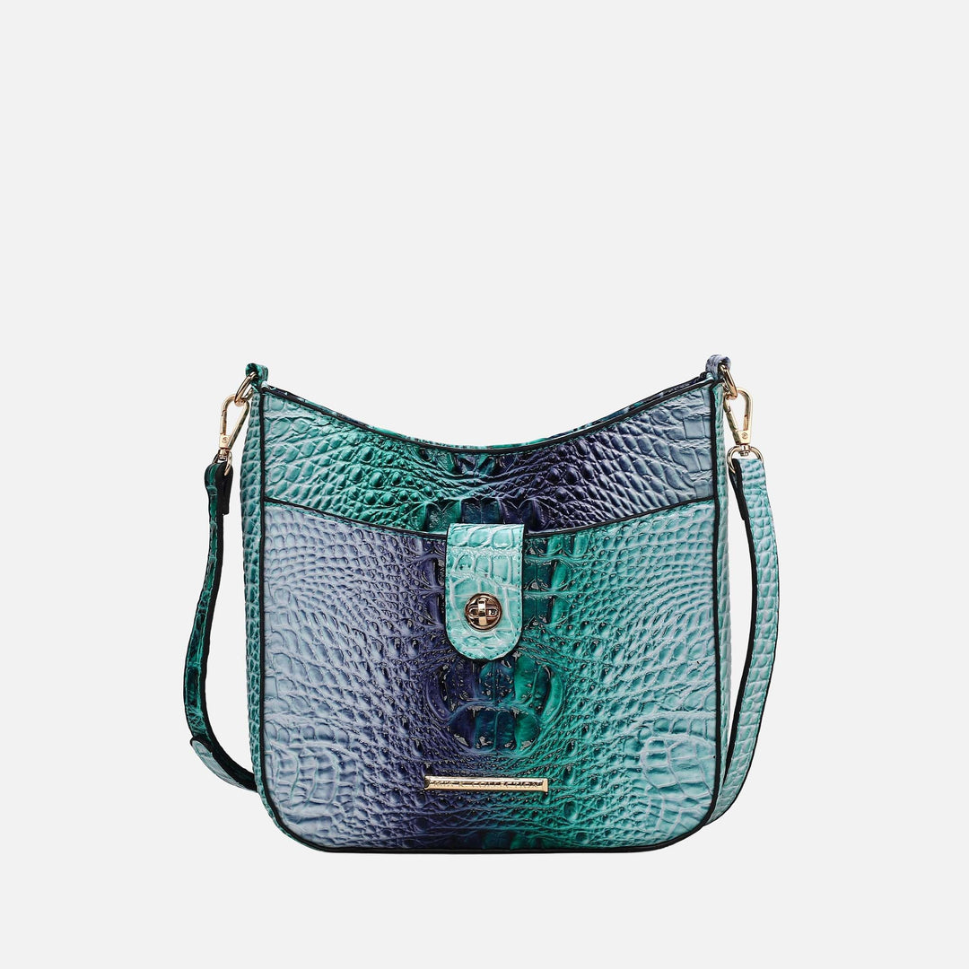 MKF Collection By Mia K Giovana Gradient Croc Crossbody Bag