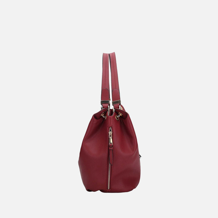 Charcoal Gray MKF Collection By Mia K Fabienne Hobo Bag And Wallet Set