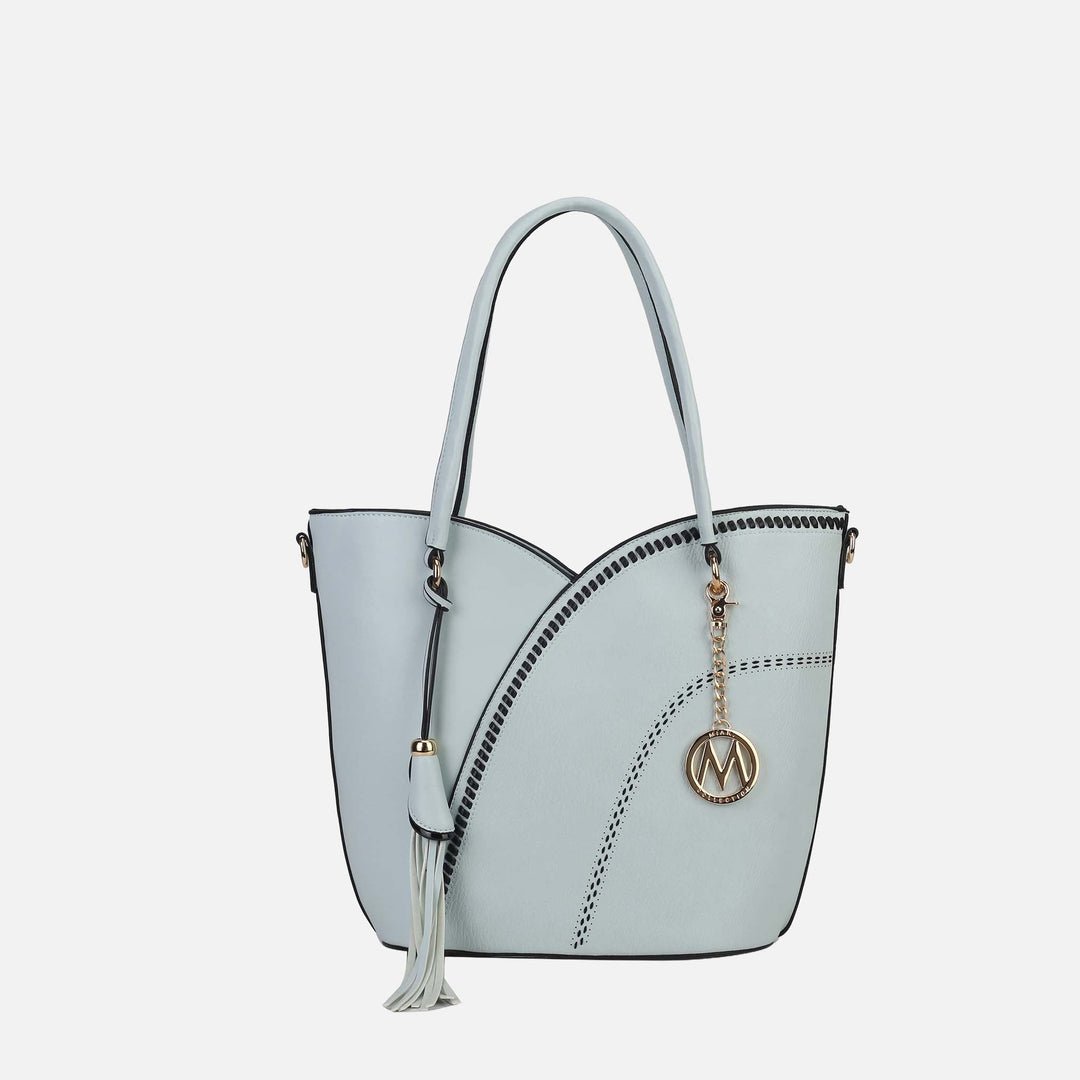 Olive MKF Collection By Mia K Imogene Shoulder Bag And Matching Wallet