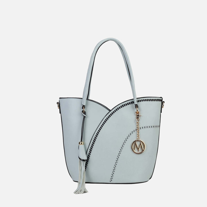 Olive MKF Collection By Mia K Imogene Shoulder Bag And Matching Wallet