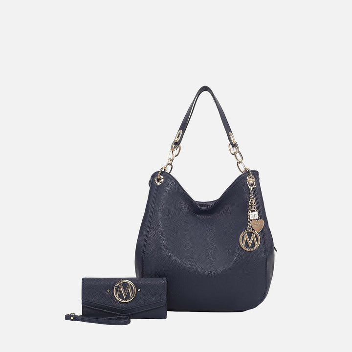 MKF Collection By Mia K Ashley Hobo Bag And Wallet Set