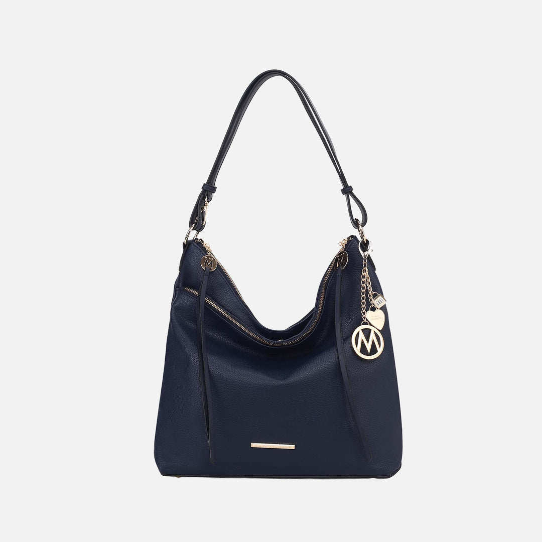 Pewter MKF Collection By Mia K Elise Hobo Bag