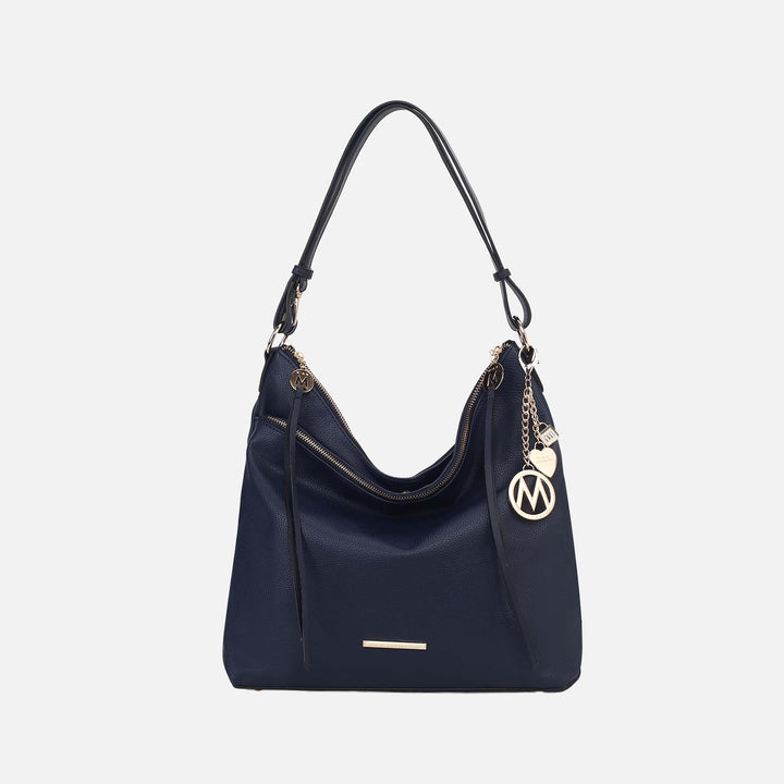 Pewter MKF Collection By Mia K Elise Hobo Bag
