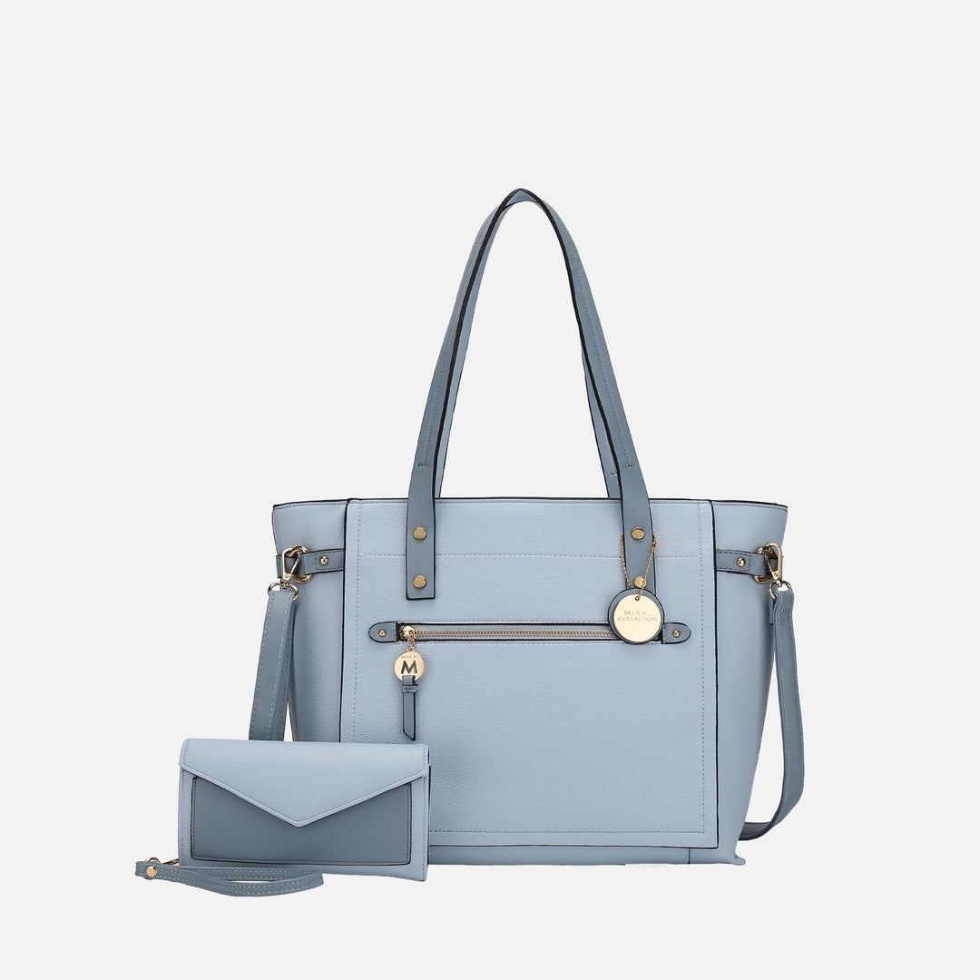 Cognac Brown MKF Collection By Mia K Andry Tote Bag