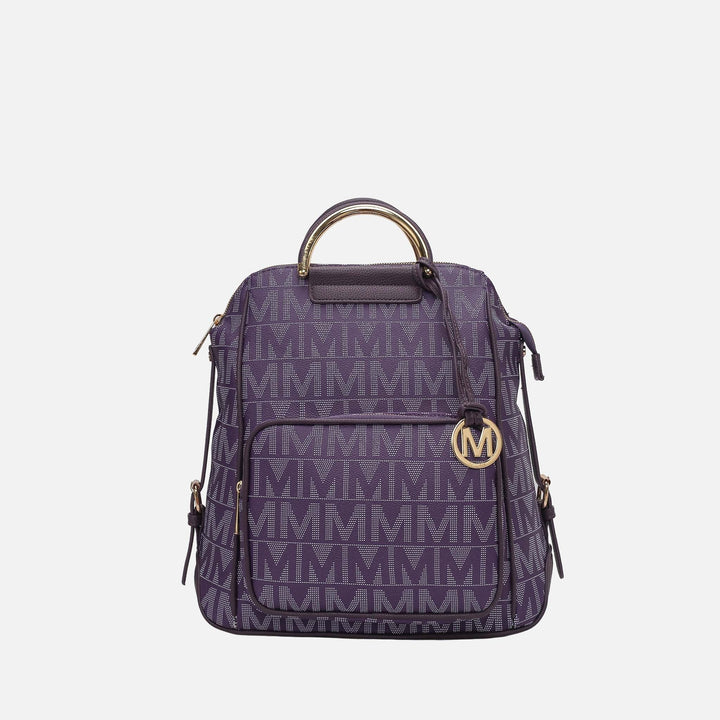 Navy MKF Collection By Mia K Cora Signature Backpack