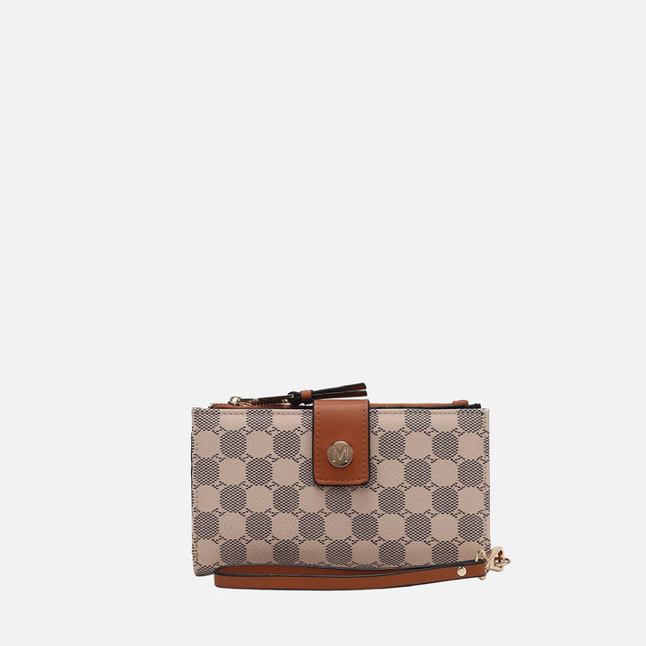 MKF Collection By Mia K Solene Monogram Wristlet