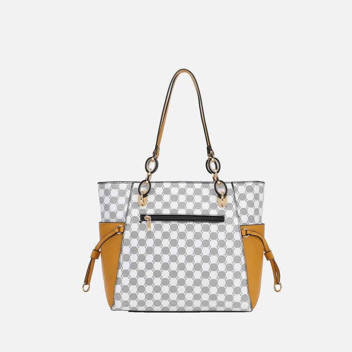 Charcoal Grey MKF Collection By Mia K Xenia Tote Bag And Set