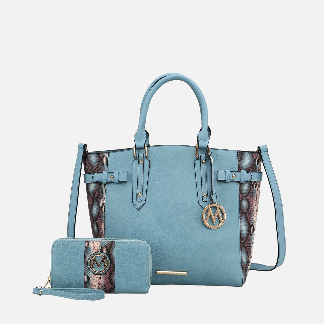 Wine MKF Collection By Mia K Joelle Tote Bag With Wallet