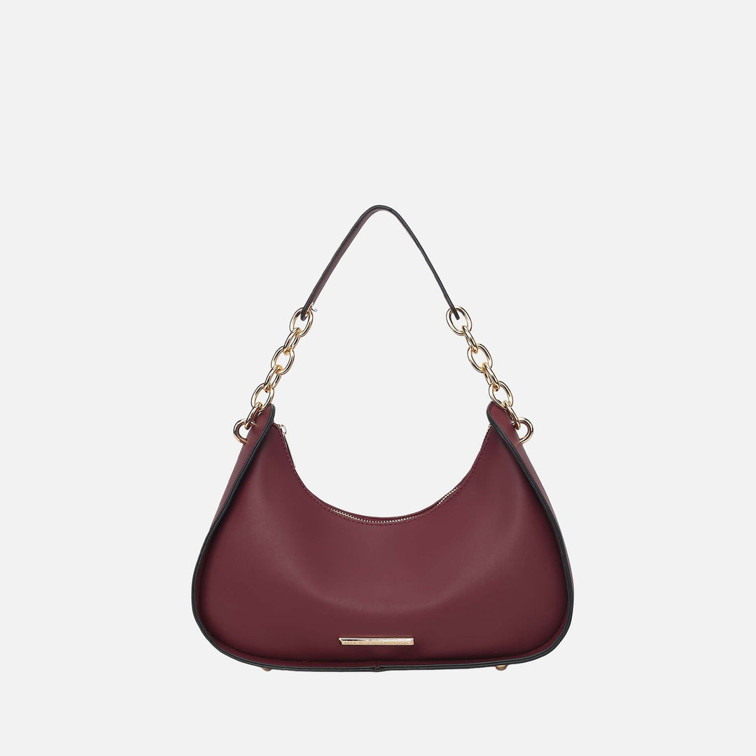 Merlot MKF Collection By Mia K Lottie Hobo Bag