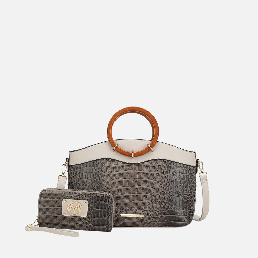 MKF Collection By Mia K Phoebe Tote Bag And Wallet Set