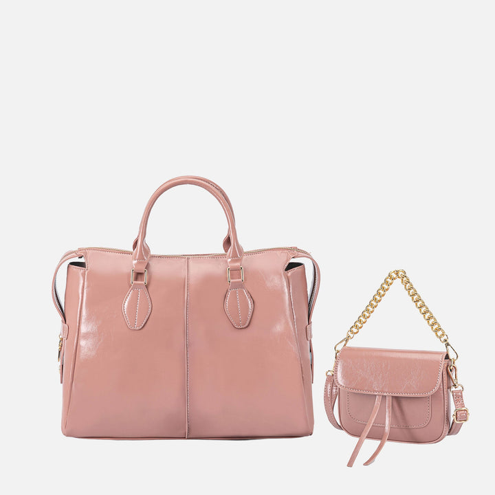 Pistachio MKF Collection By Mia K Yareli Tote Bag With Mini Bag 2 Piece Set