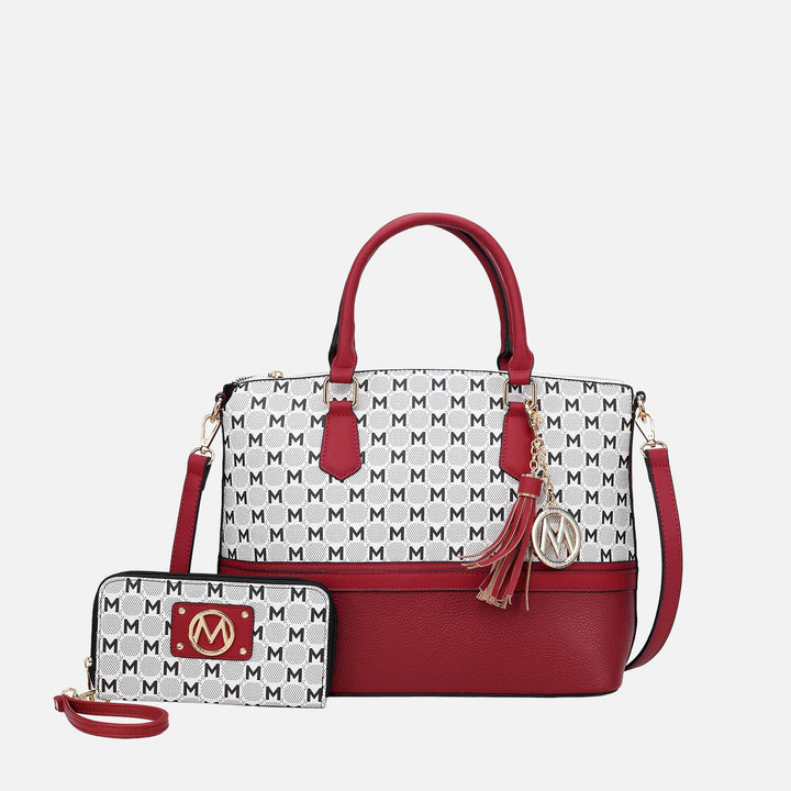 Hunter MKF Collection By Mia K Saylor Tote Bag And Wallet Set