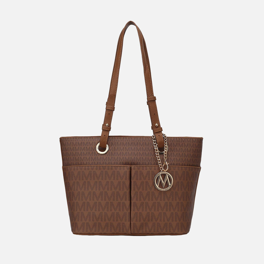 MKF Collection By Mia K Lori Signature Tote Bag