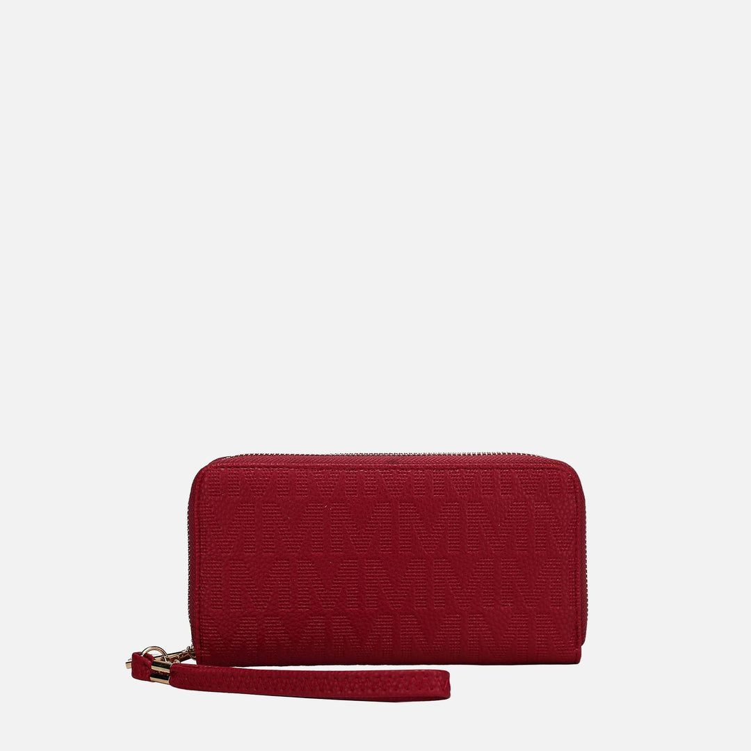 Pewter MKF Collection By Mia K Lisbette Signature Wallet
