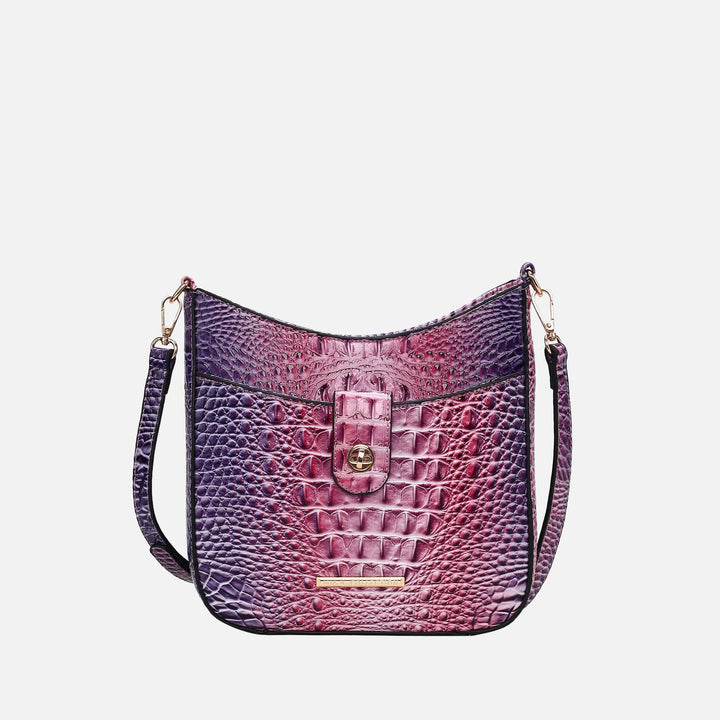 MKF Collection By Mia K Giovana Gradient Croc Crossbody Bag