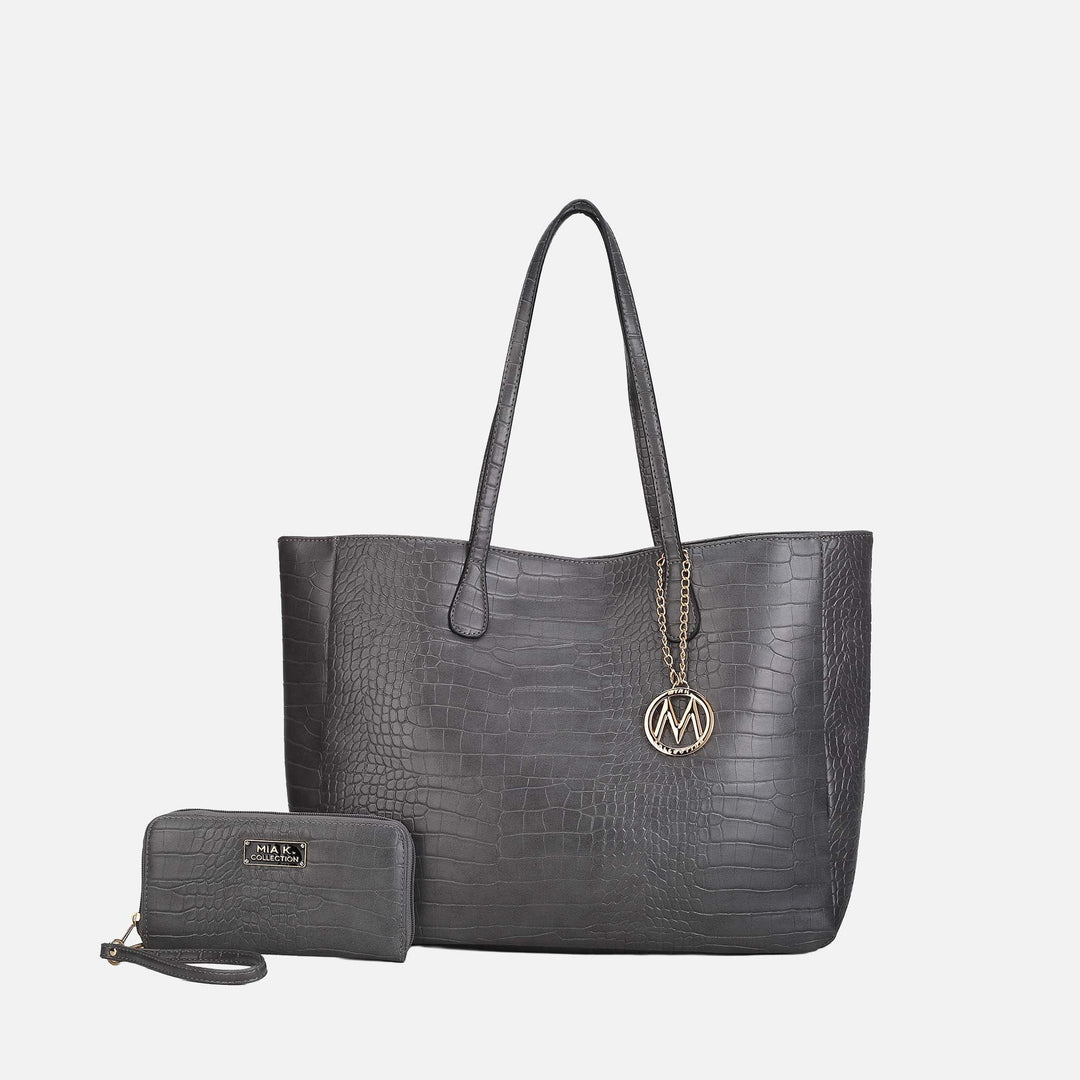 Red MKF Collection By Mia K Sadie Oversize Tote And Set