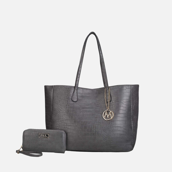 Red MKF Collection By Mia K Sadie Oversize Tote And Set