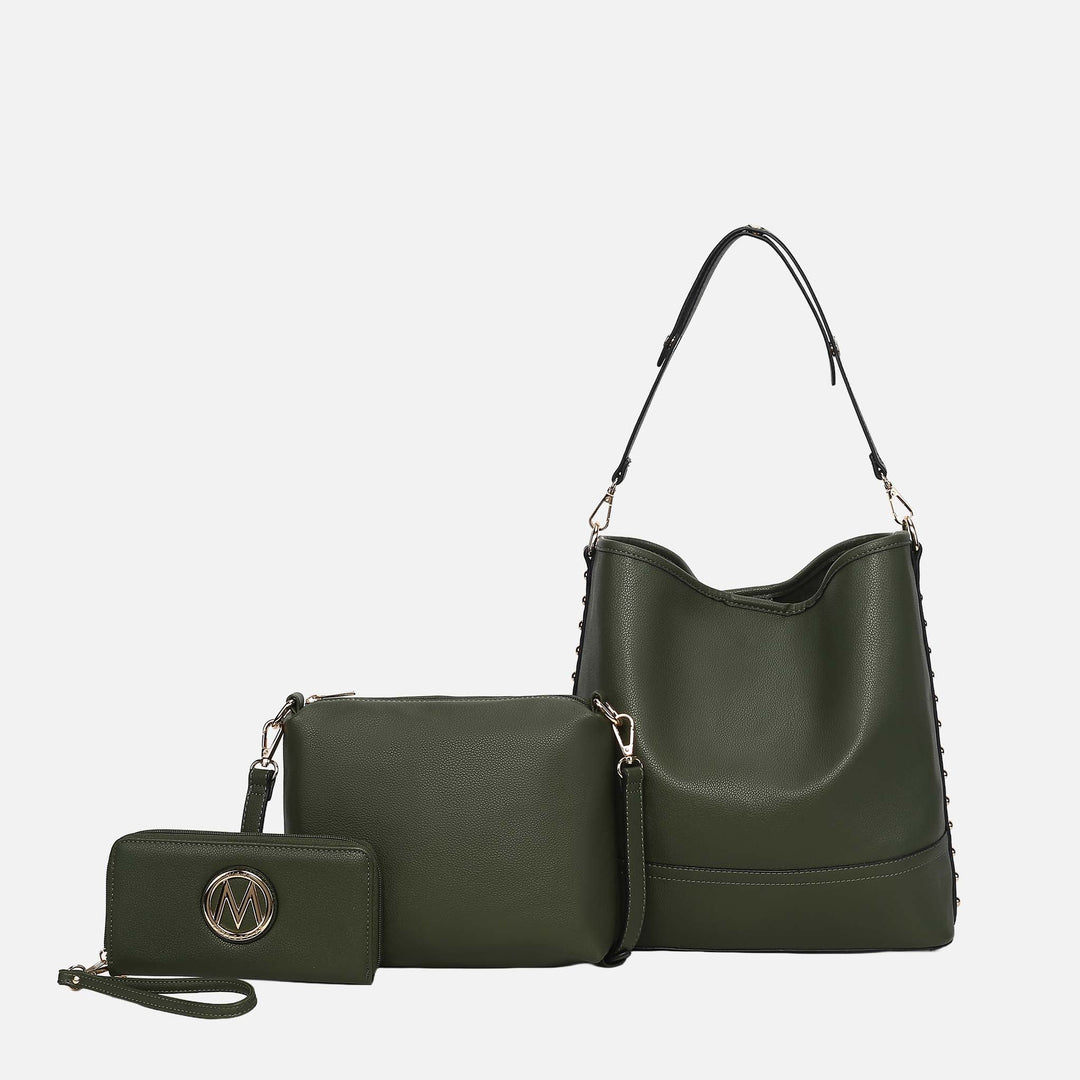 MKF Collection By Mia K Ultimate Shoulder Bag And Set