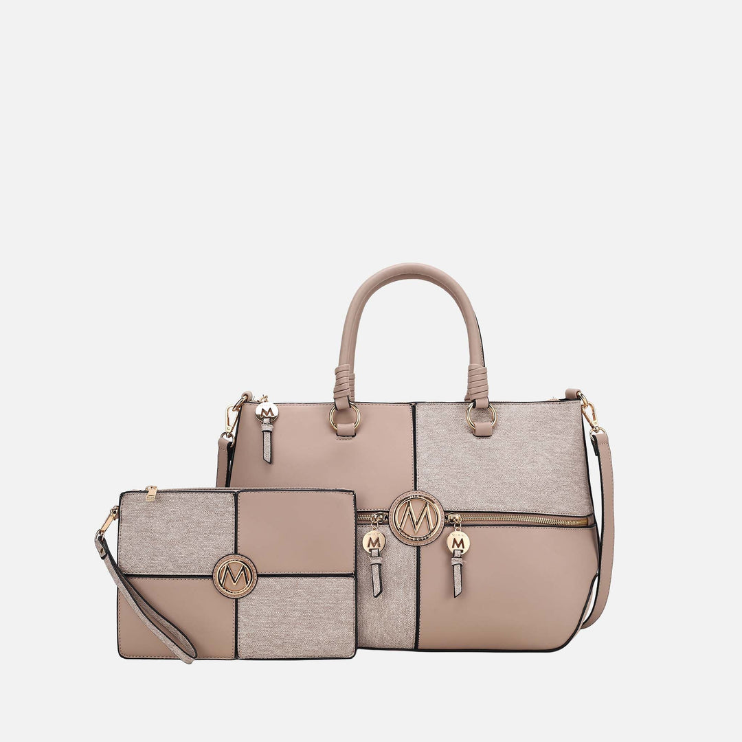 MKF Collection By Mia K Maji Tote Bag And Set