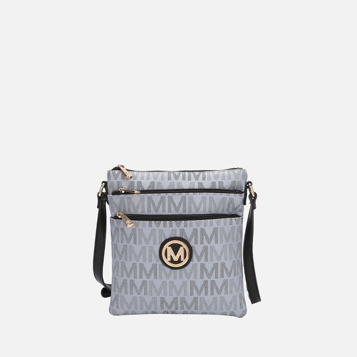 Burgundy MKF Collection By Mia K Lemuel Signature Crossbody Bag
