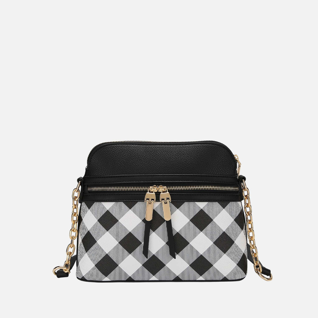 Wine MKF Collection By Mia K Suki Crossbody Bag Handbag
