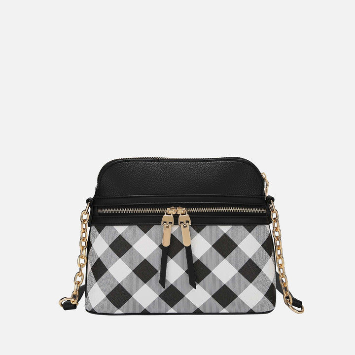 Wine MKF Collection By Mia K Suki Crossbody Bag Handbag