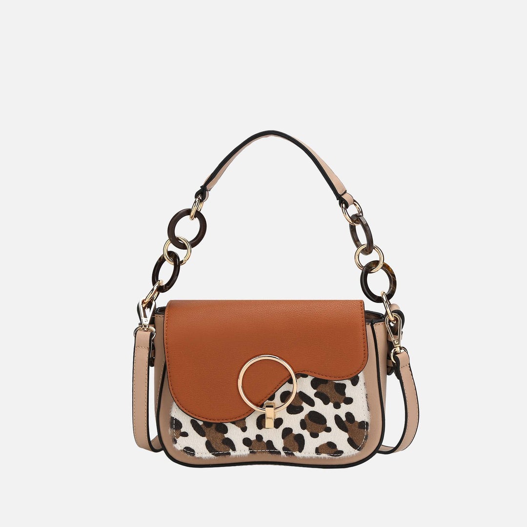 Taupe MKF Collection By Mia K Serena Crossbody Bag