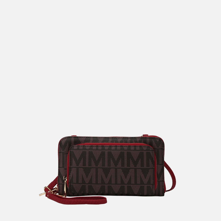 White MKF Collection By Mia K Dilma Phone Crossbody Bag