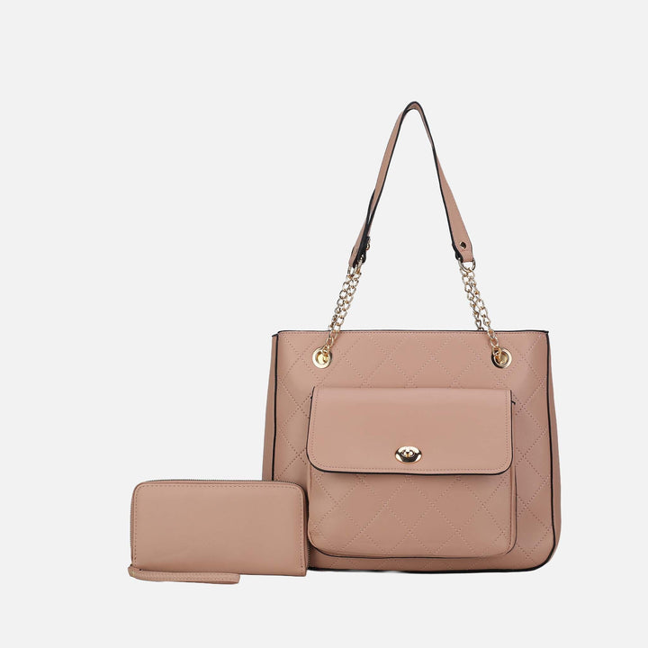 Blush MKF Collection By Mia K Jenna Shoulder Bag