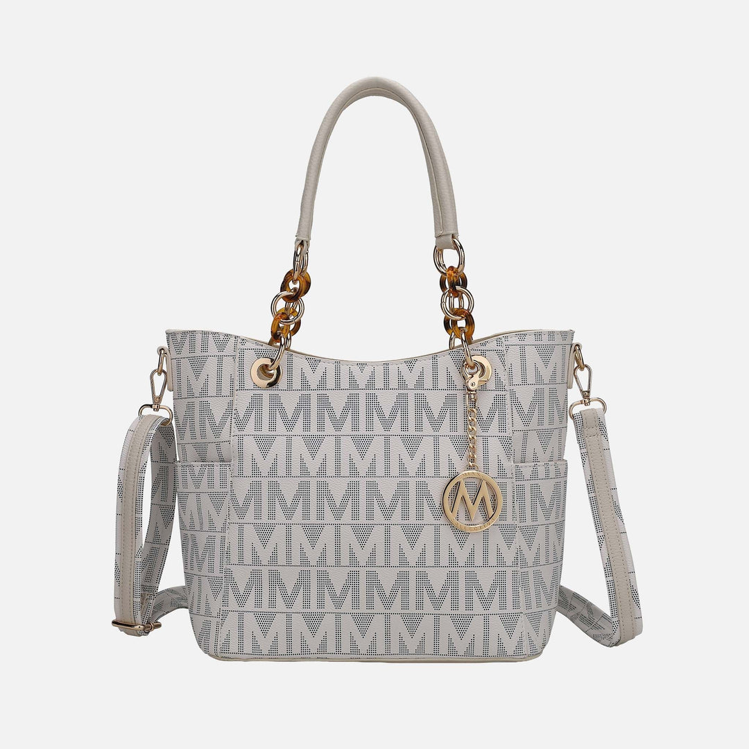 Black MKF Collection By Mia K Kissaten Signature Tote Bag