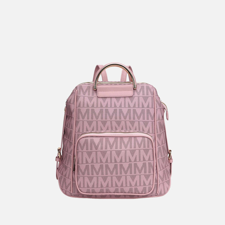 White MKF Collection By Mia K Cora Signature Backpack