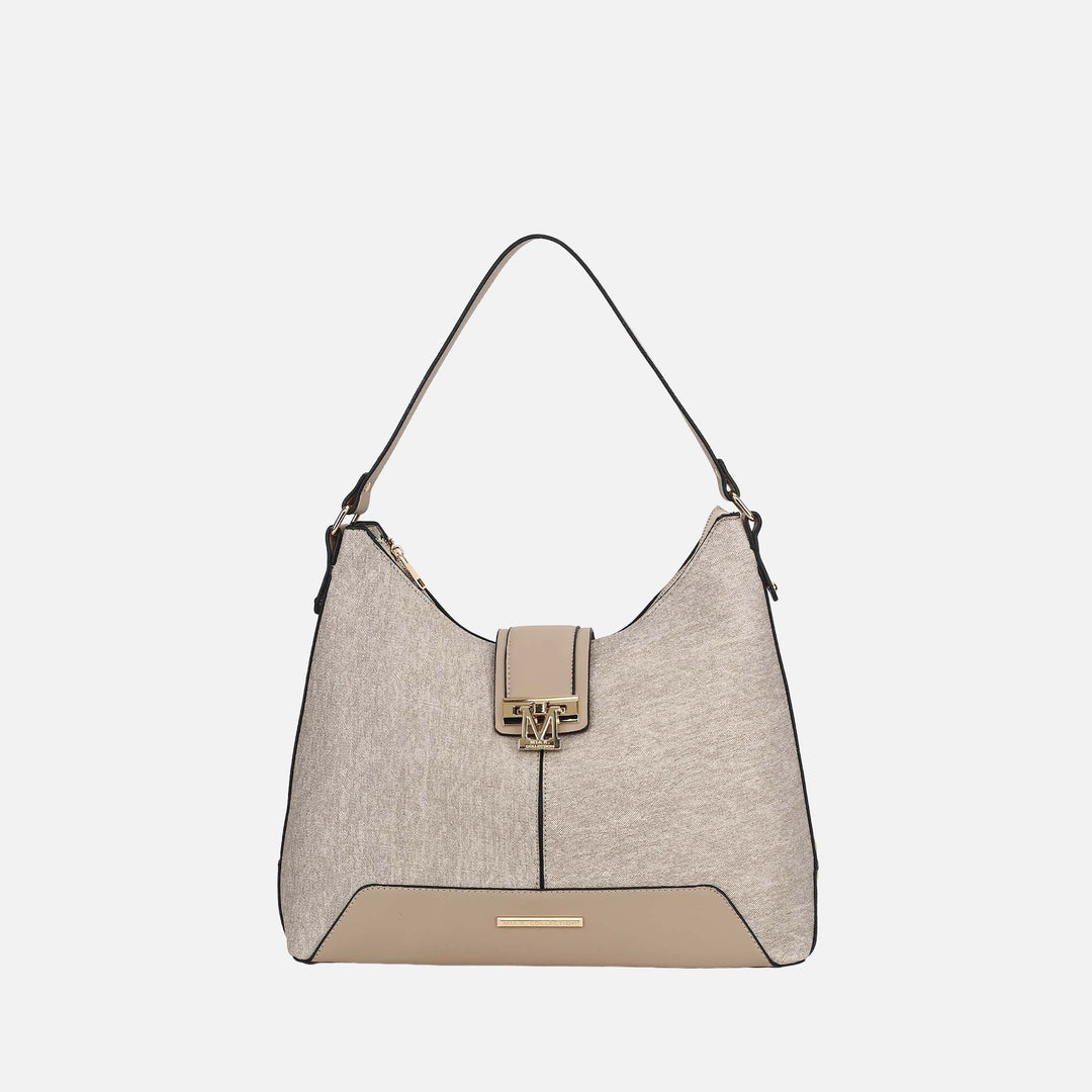 Pewter MKF Collection By Mia K Graciela Hobo Bag And Set