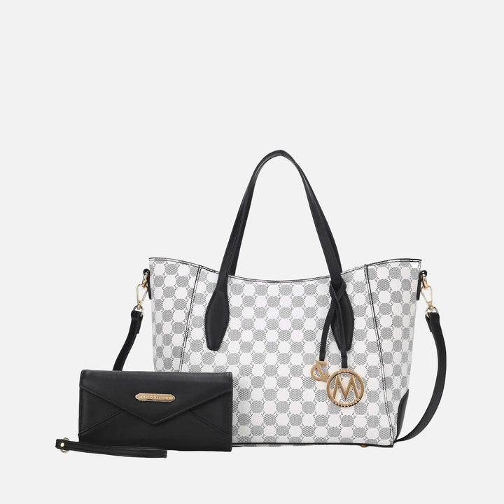 Golden Poppy MKF Collection By Mia K Gianna Tote Bag And Wallet Set