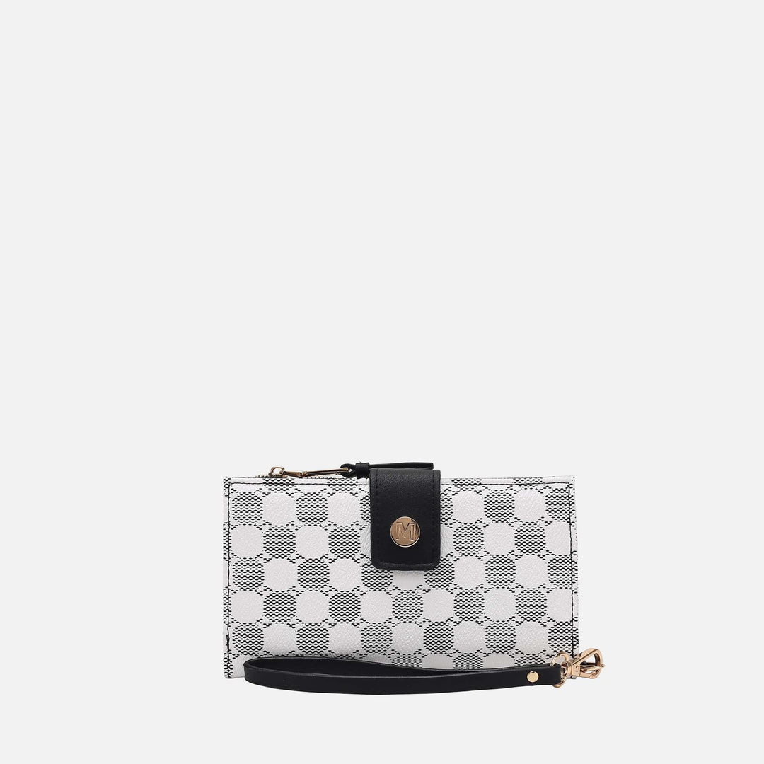 MKF Collection By Mia K Solene Monogram Wristlet