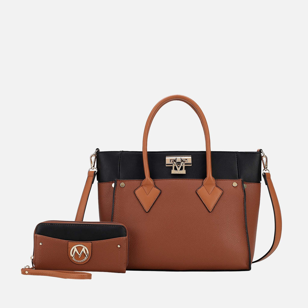 Midnight Blue MKF Collection By Mia K Brynlee Tote Bag And Set