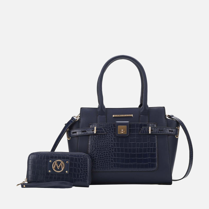 Taupe MKF Collection By Mia K Isla Shoulder Bag And Set