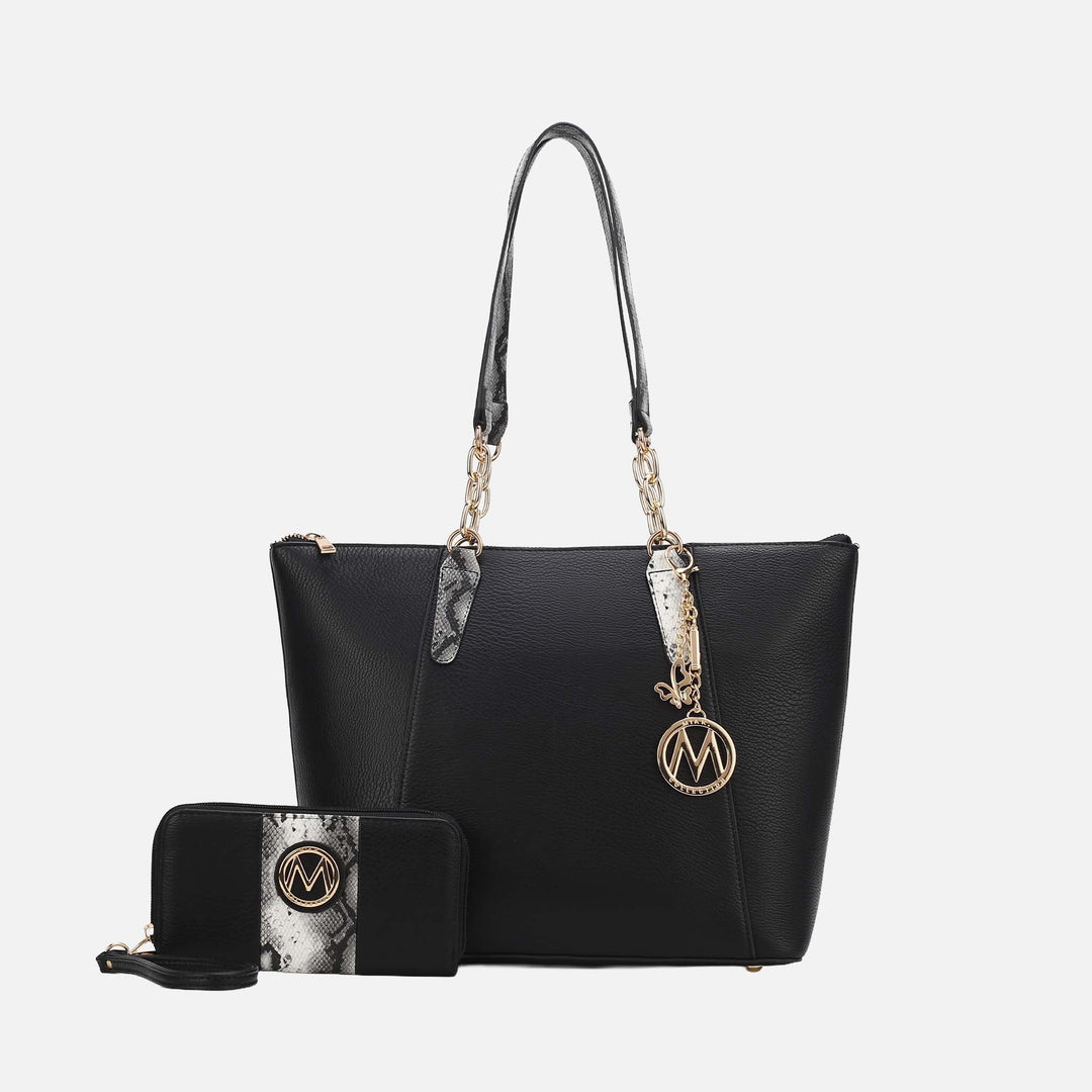 Tawny MKF Collection By Mia K Ximena Tote Bag And Wallet Set