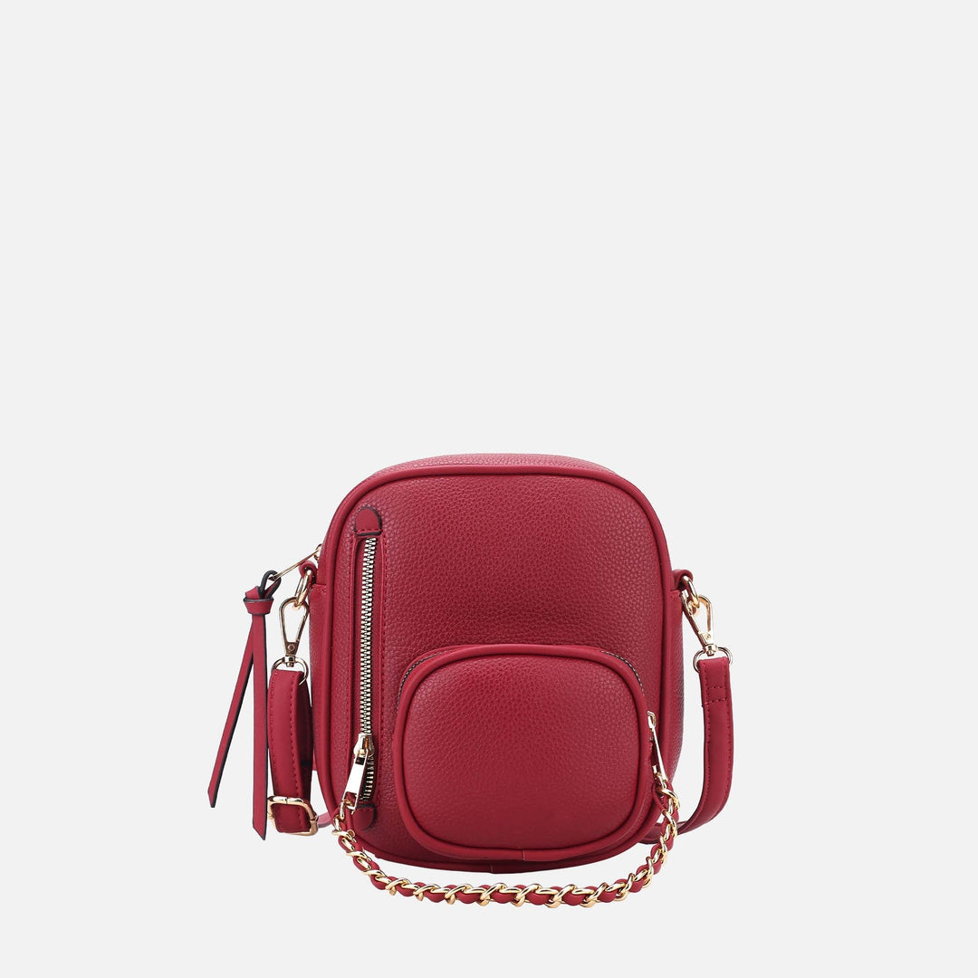 Black MKF Collection By Mia K Winona Crossbody Bag Handbag